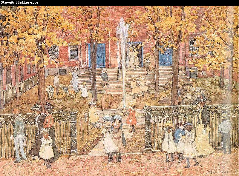 Maurice Prendergast West Church Boston